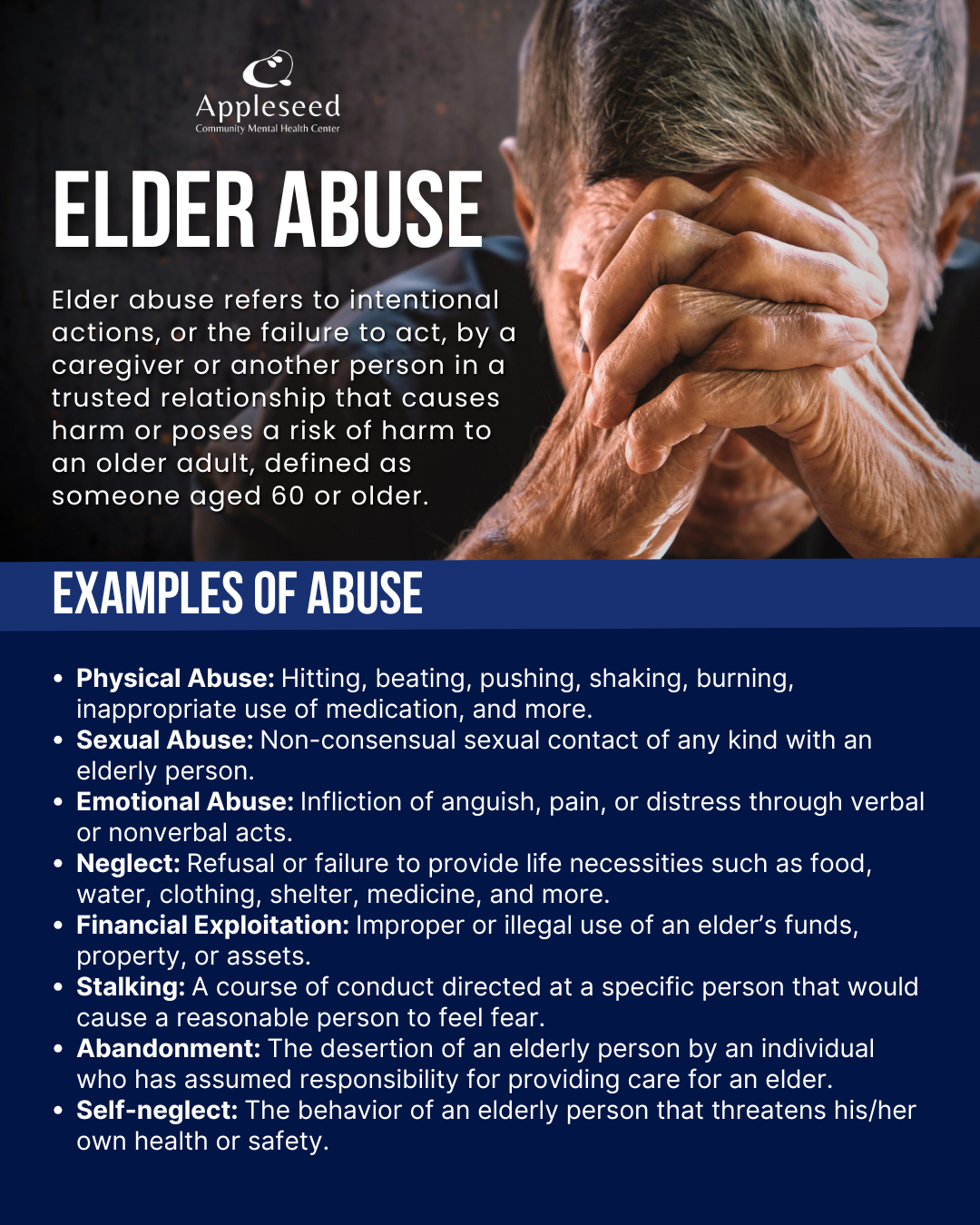 Elder Abuse Awareness Month.