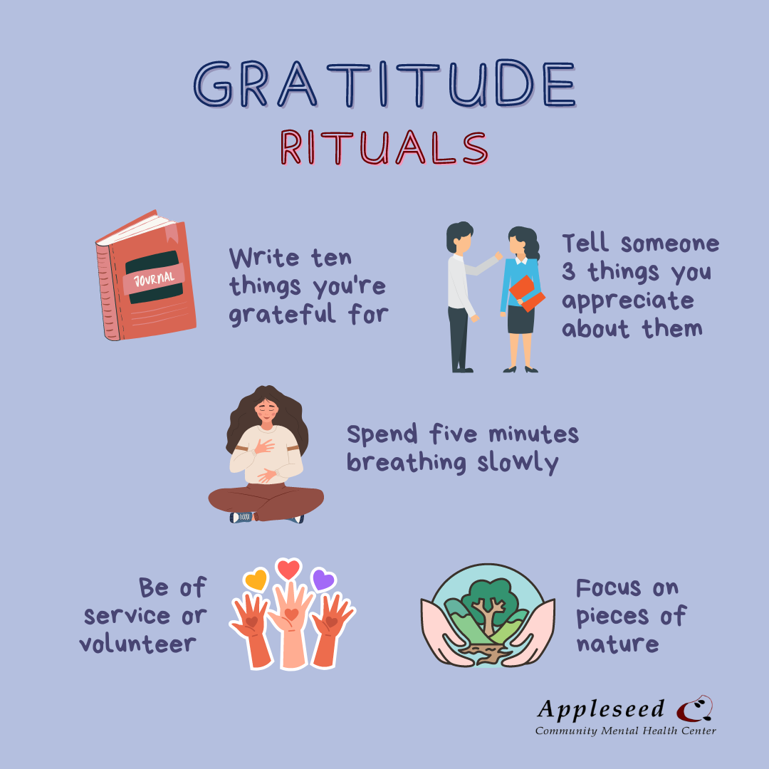 Gratitude Rituals Appleseed Mental Health